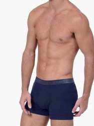 Essential Cotton Boxer Brief 3-Pack - Navy/Cobalt/Porcelain