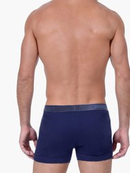 Essential Cotton Boxer Brief 3-Pack - Navy/Cobalt/Porcelain