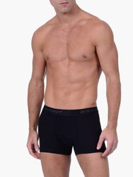 Essential Cotton Boxer Brief 3-Pack - Wht/Blk/Hgy