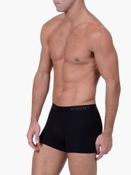 Essential Cotton Boxer Brief 3-Pack - Wht/Blk/Hgy