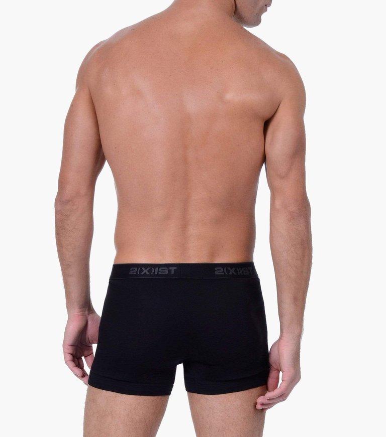 Essential Cotton Boxer Brief 3-Pack - Wht/Blk/Hgy