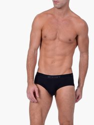 Essential Cotton Contour Pouch Brief 3-Pack - Black