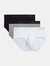 Essential Cotton Contour Pouch Brief 3-Pack - Wht/Blk/Hgy