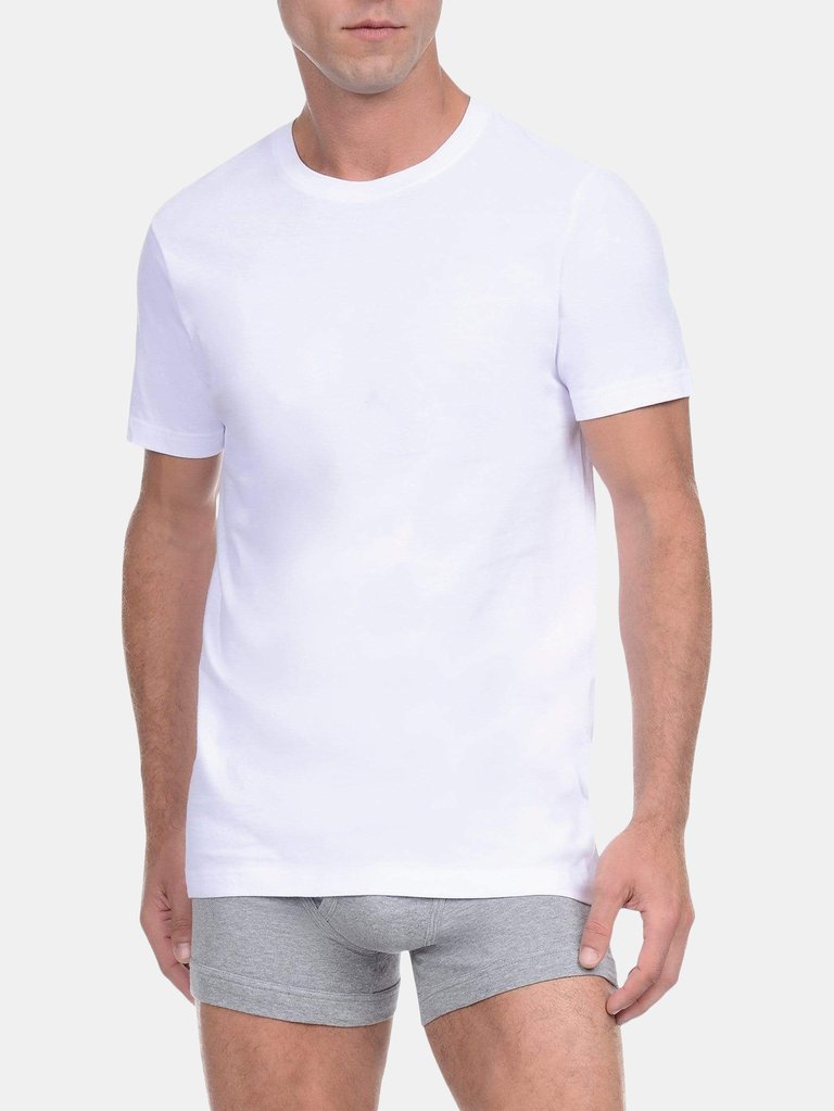 Essential Cotton Crewneck T-Shirt 3-Pack