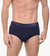 Essential Cotton Fly Front Brief 3-Pack - Navy/Cobalt/Porcelain