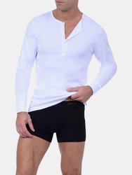 Essential Cotton Long Sleeve Henley