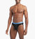 Essential Cotton No-Show Brief 3-Pack - Black Aruba Blue/Black Blue Bell/Black Peach Pie