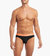 Essential Cotton No-Show Brief 3-Pack - Black Aruba Blue/Black Blue Bell/Black Peach Pie