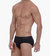 Essential Cotton No-Show Brief 3-Pack - Black