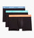 Essential Cotton No-Show Trunk 3-Pack - Black Aruba Blue/Black Blue Bell/Black Peach Pie - Black Aruba Blue/Black Blue Bell/Black Peach Pie