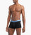 Essential Cotton No-Show Trunk 3-Pack - Black Aruba Blue/Black Blue Bell/Black Peach Pie