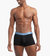 Essential Cotton No-Show Trunk 3-Pack - Black Aruba Blue/Black Blue Bell/Black Peach Pie