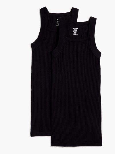 2(X)IST Essential Cotton Square-Cut Tank 2-Pack product