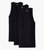 Essential Cotton Tank Top 3-Pack - Black