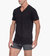 Essential Cotton V-Neck T-Shirt 3-Pack - Black