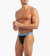 Essential Cotton Y-Back Thong 3-Pack - Black Aruba Blue/Black Blue Bell/Black Peach Pie