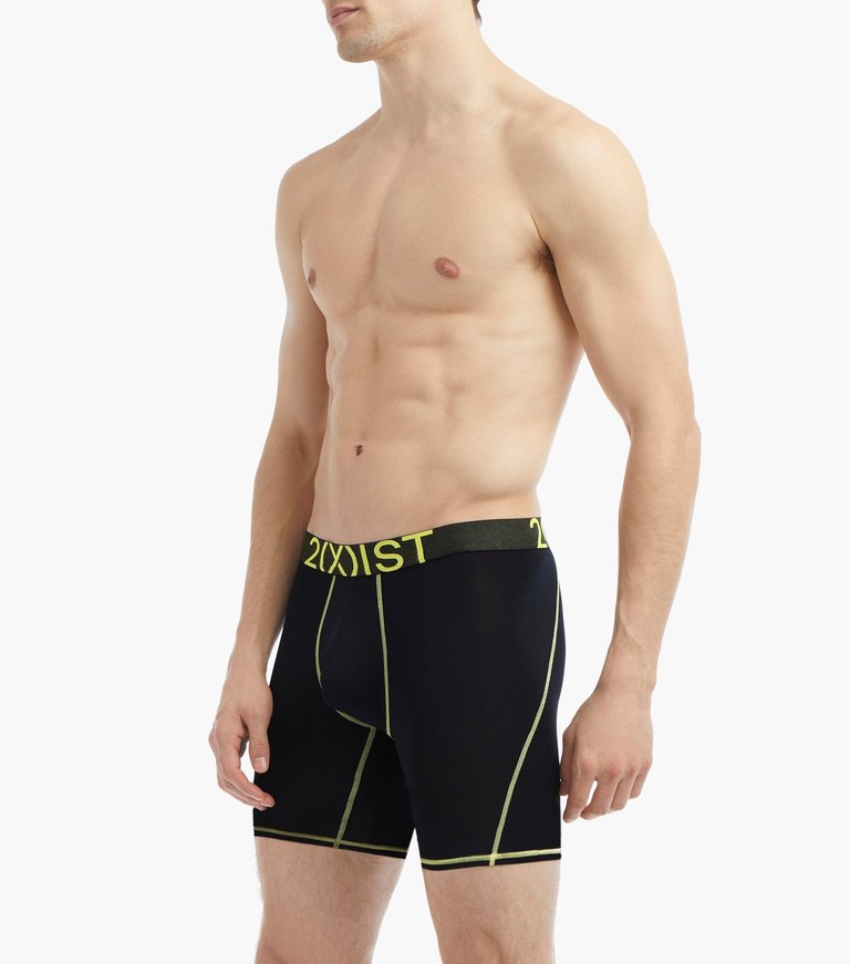 Lightning | 6" Boxer Brief - Black Beauty W/Sulphur Spring