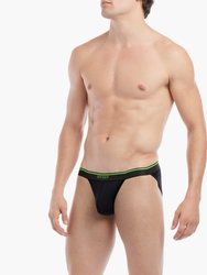 Lightning | Sport Brief - Black Beauty W/Jasmine Green