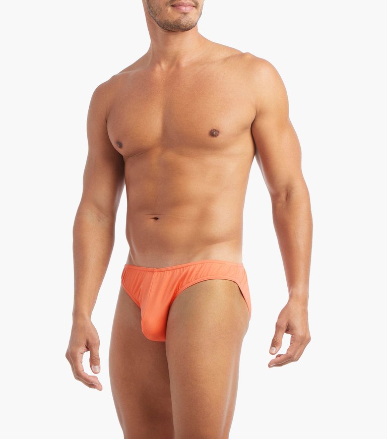 Modal Hip Bikini Brief - Coral Chic