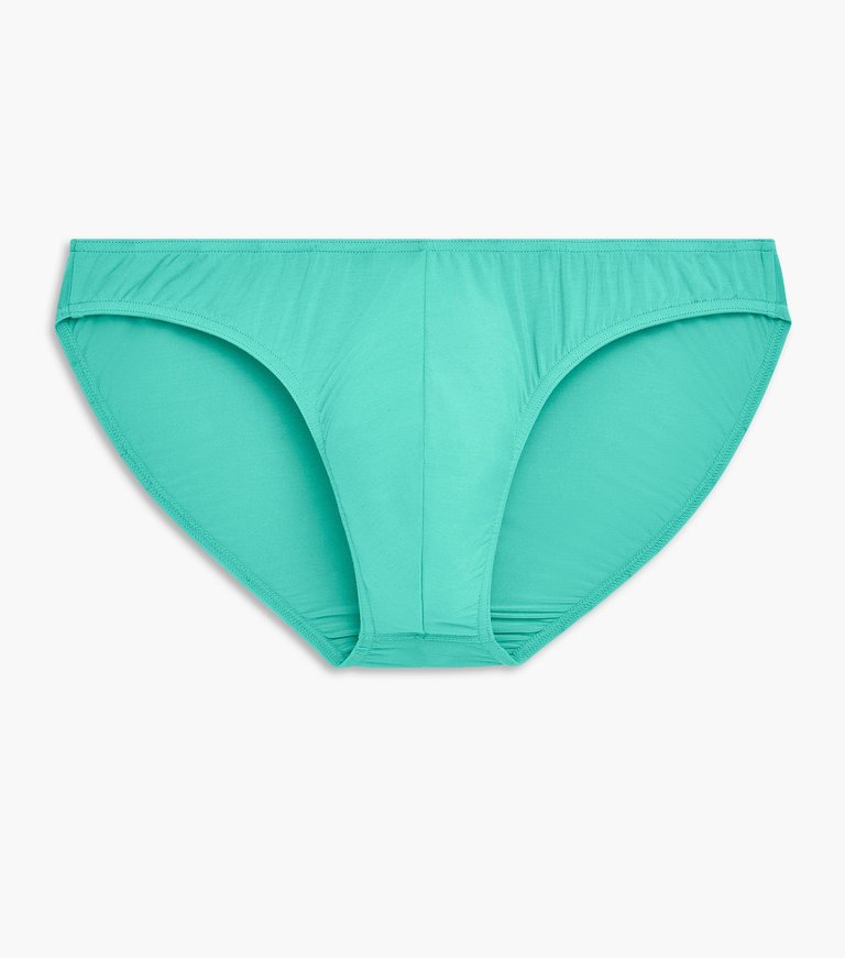 Modal Hip Bikini Brief - Turquoise - Turquoise