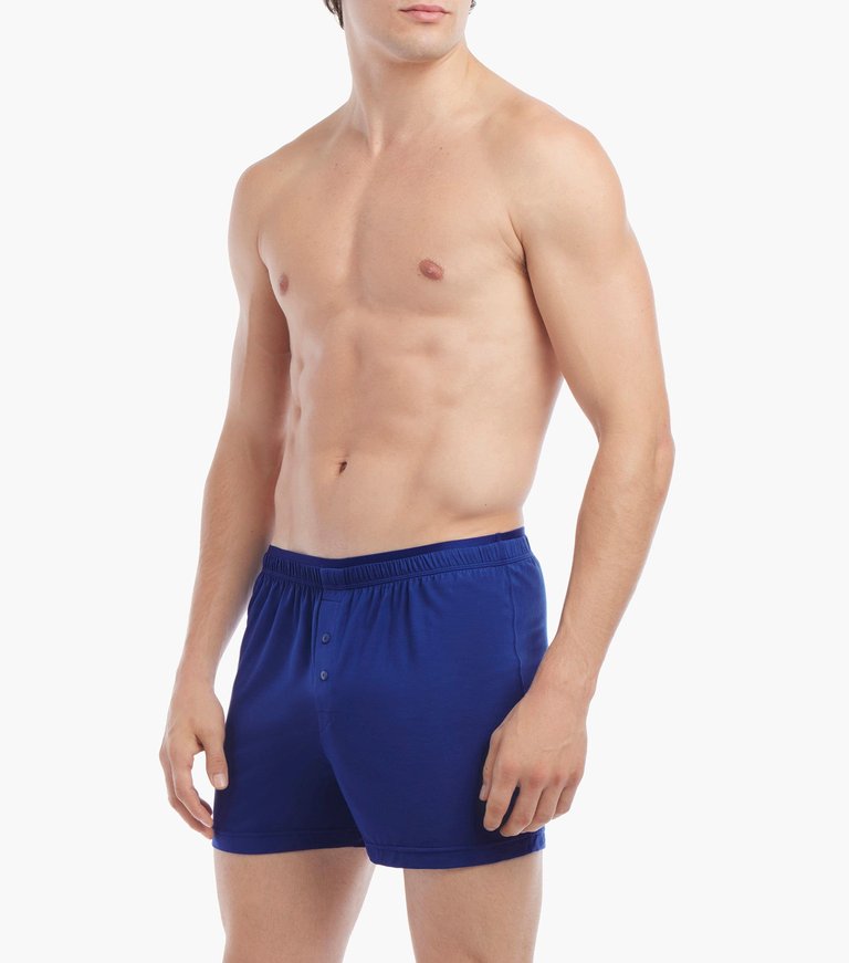 Modal Knit Boxer - Sodalite Blue