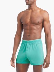 Modal Knit Boxer - Turquoise - Turquoise