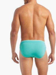 Modal Low-Rise Brief - Turquoise