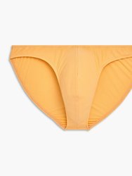 Modal Rib Hip Bikini Brief - Buff Orange - Buff Orange
