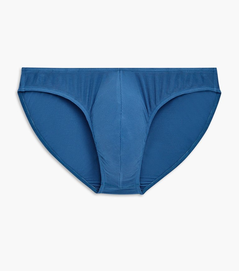 Modal Rib Hip Bikini Brief - Dark Blue - Dark Blue