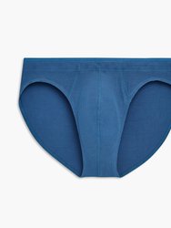 Modal Rib Low-Rise Brief - Dark Blue - Dark Blue