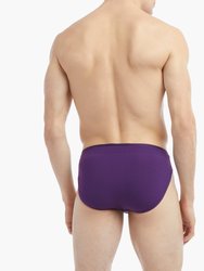 Modal Rib Low-Rise Brief - Tattoo