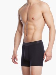 Pima Cotton Boxer Brief (3-Pack) - Black