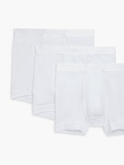 2(X)IST Pima Cotton Boxer Brief (3-Pack) - White product