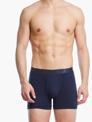 Pima Cotton Boxer Brief - Navy Blazer