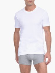 Pima Cotton Crewneck T-Shirt - White