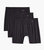 Pima Cotton Knit Boxer | 3-Pack - Black