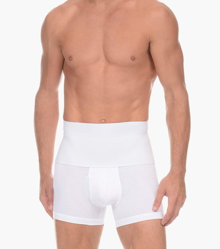 Shapewear Form Trunk Underwear - White