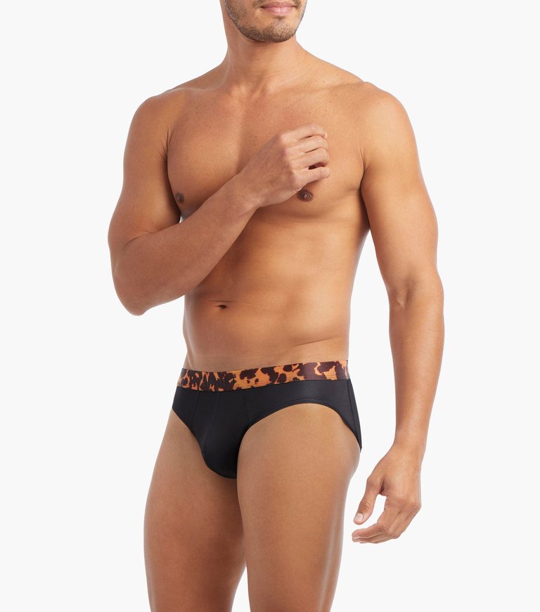 Sliq Brief - Black Beauty/Tortoise