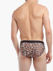 Sliq Brief - Mixed Leopard