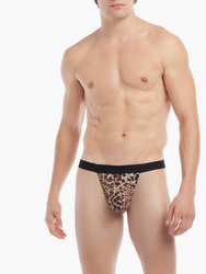 Sliq Classic Thong - Mixed Leopard