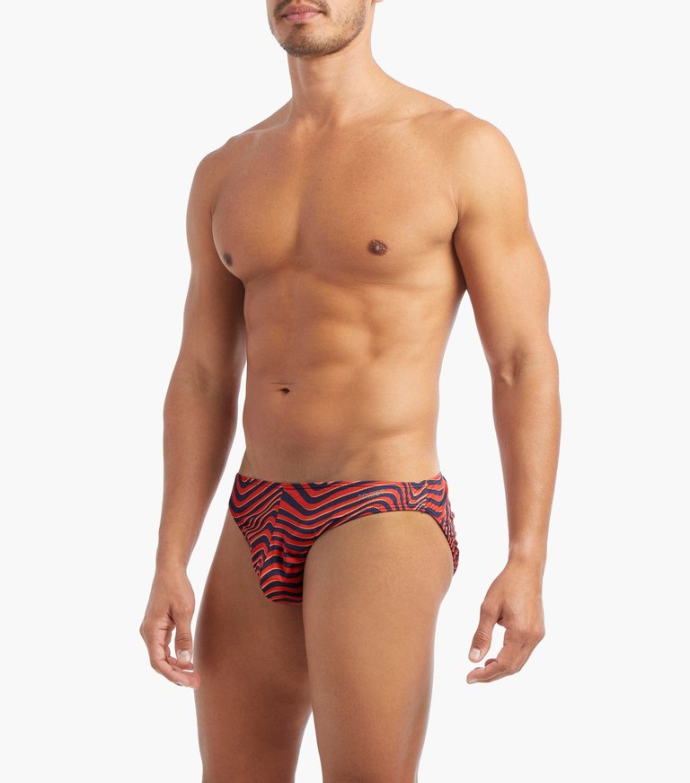 Sliq Hip Brief - Wave Bittersweet