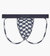 Sliq Jock Strap - Indigo Jacquard - Indigo Jacquard