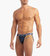 Sliq Jock Strap - Navy Blazer With Indigo Jacq Waistband