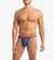 Sliq Micro Y-Back Thong - Dark Blue With Waves Waistband