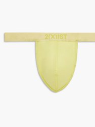 Sliq Micro Y-Back Thong - Sunny Lime - Sunny Lime