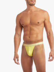 Sliq Micro Y-Back Thong - Sunny Lime