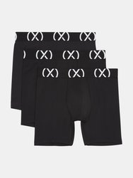 (X) Sport 6" Boxer Brief - Black