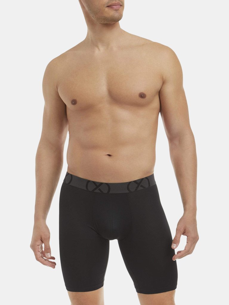 (X) Sport Mesh 9" Boxer Brief - Black