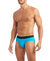 (X) Sport Mesh No-Show Brief 3 Pack - Performance Purple/Shocking Orange/Atomic Blue