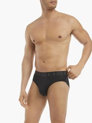 (X) Sport Mesh No-Show Brief - Black